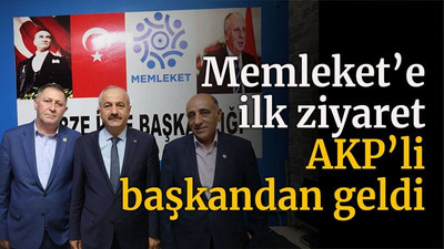 Memleket’e ilk ziyaret AKP’li başkandan geldi
